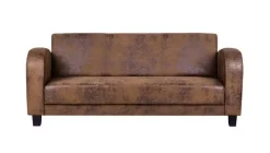 Ropez Antis Sofa 3 osobowa zamsz brązowy Gobi 03