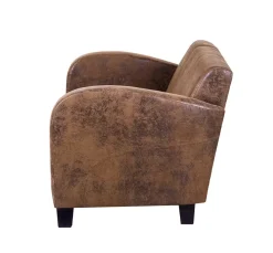 Ropez Antis Sofa 3 osobowa zamsz brązowy Gobi 03