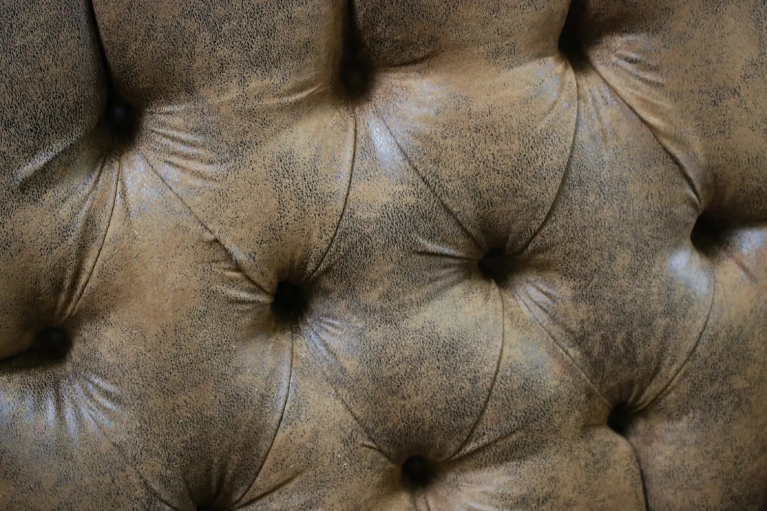 Ropez Chesterfield Jersey sofa 2os. pikowana zamsz brązowy