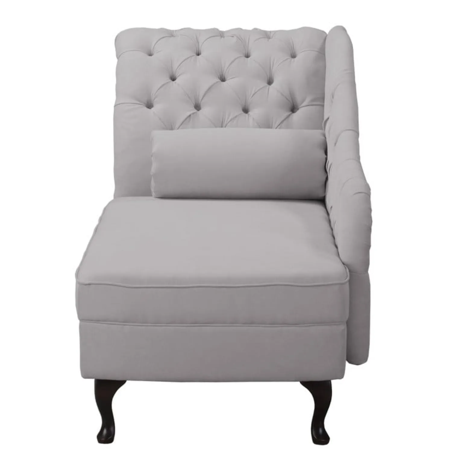 Ropez Chesterfield Pako szezlong lewy mikrofibra szary