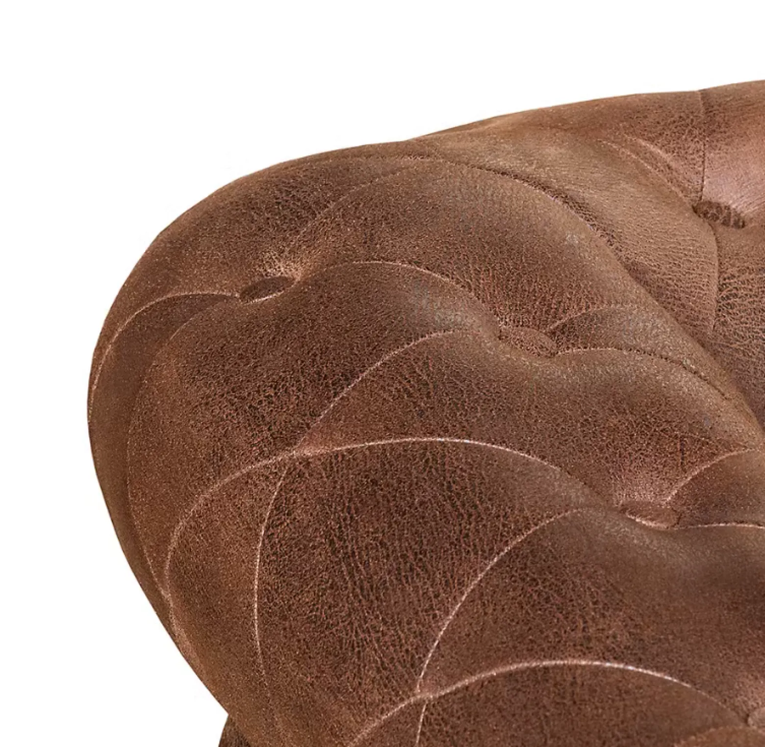 Ropez Chesterfield Sofa 2 os. Pikowana Glasgow zamsz brąz