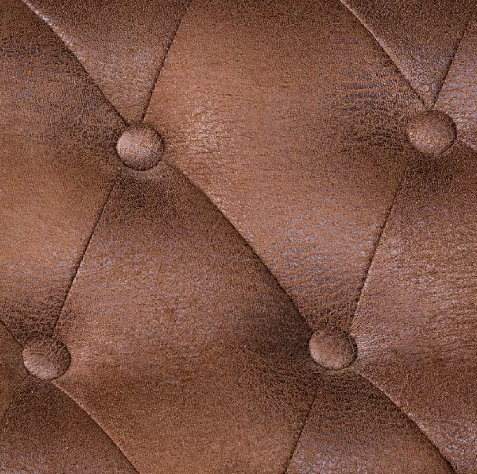Ropez Chesterfield Sofa 2 os. Pikowana Glasgow zamsz brąz