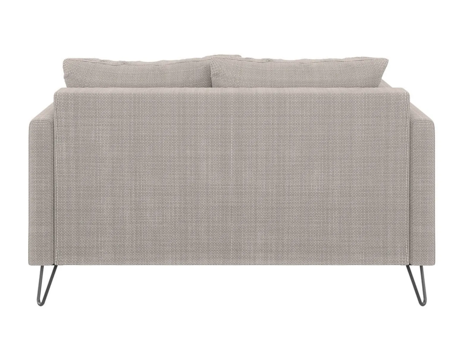 Ropez Freya sofa 2 osobowa nogi metalowe wysokie szenil zimny beż Flow 01