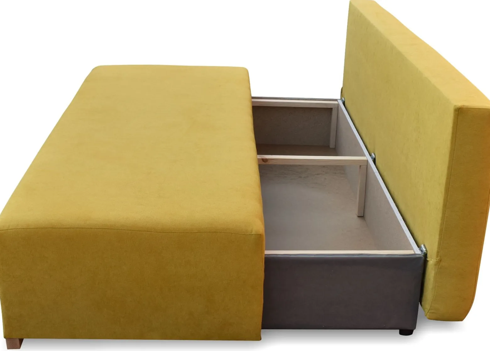 Rozkładana sofa ze sprężynami bonell Eufori Plus Różowa