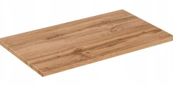 Ryflowana szafka 80 cm XILO BLACK z regałem i umywalką SMILE