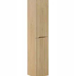 Ryflowane meble NORDIC CREMONA DĄB szafka z blatem 60 cm i słupek