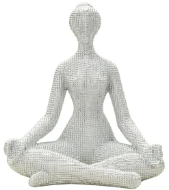 Rzeźba z żywicy srebrnej 20,5x15,5x23 cm