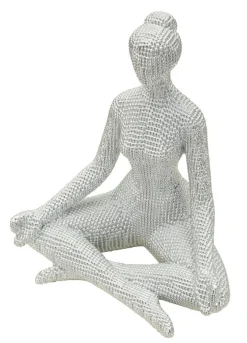 Rzeźba z żywicy srebrnej 20,5x15,5x23 cm