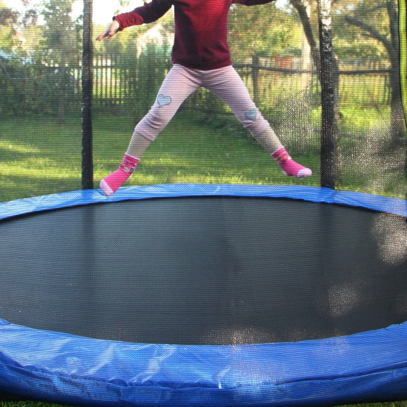 Siatka do trampoliny wewnętrzna z osłoną na sprężyny 366 cm 12 FT 8 słupków
