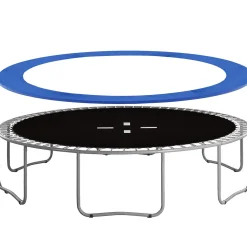 Siatka do trampoliny wewnętrzna z osłoną na sprężyny 366 cm 12 FT 8 słupków
