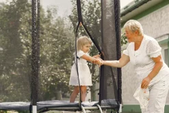 Siatka do trampoliny zewnętrzna z osłoną na sprężyny 396 cm 13 FT 8 słupków