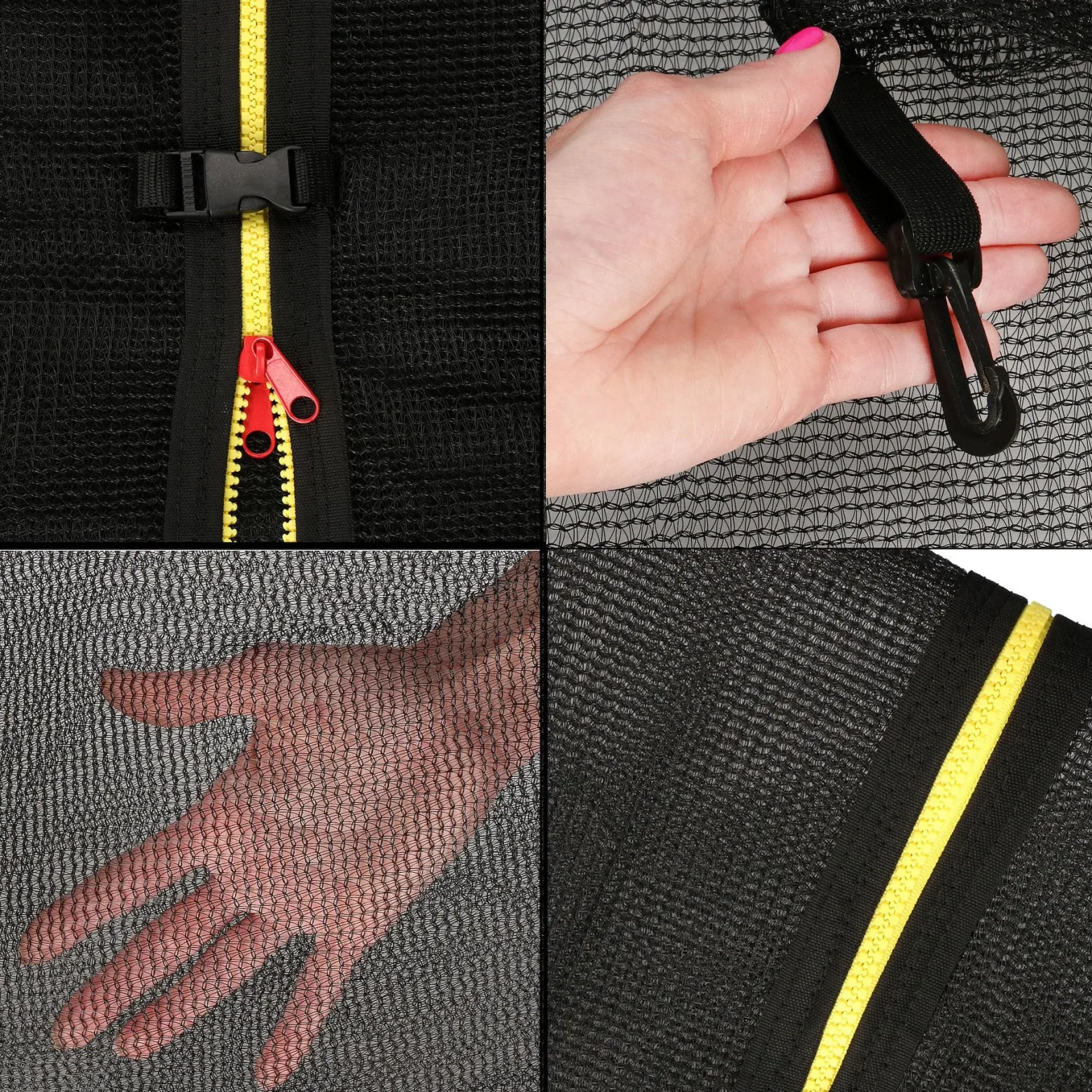 Siatka do trampoliny zewnętrzna 8FT 244 cm 6 słupków