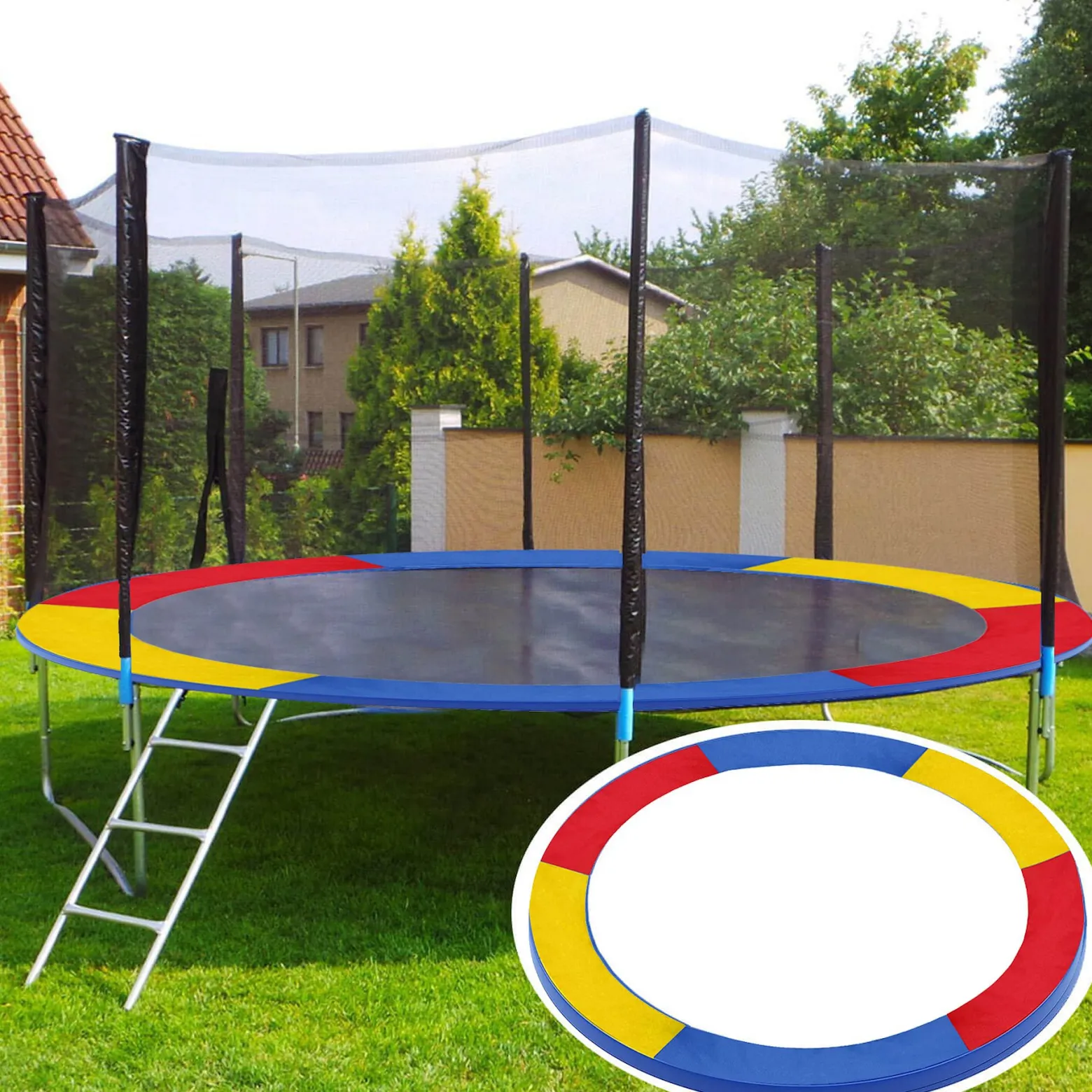 Siatka do trampoliny zewnętrzna 8FT 244 cm 6 słupków