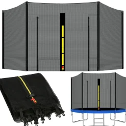 Siatka do trampoliny zewnętrzna 8FT 244 cm 6 słupków