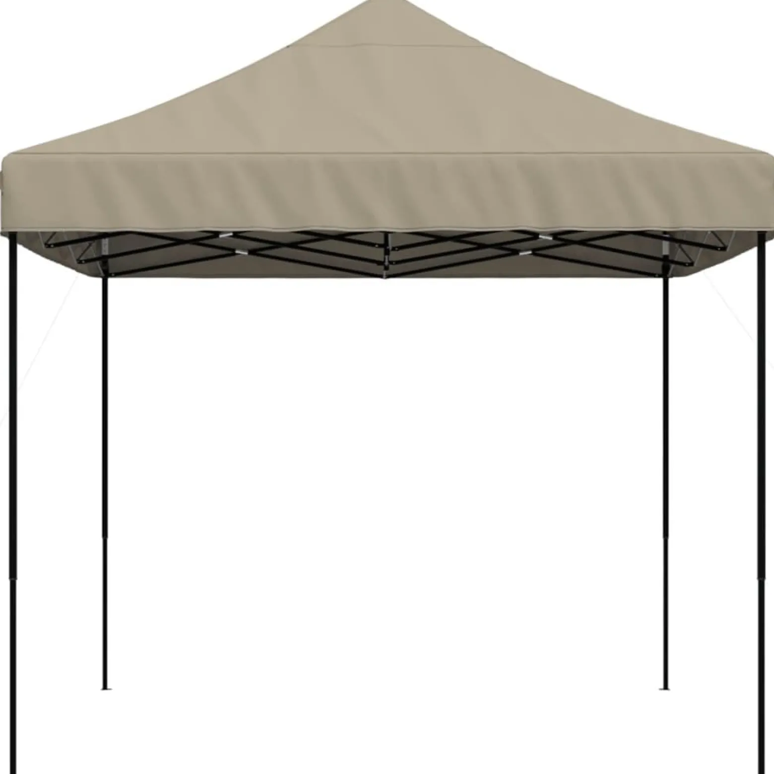 Składany namiot imprezowy typu pop-up, taupe, 410x279x315 cm
