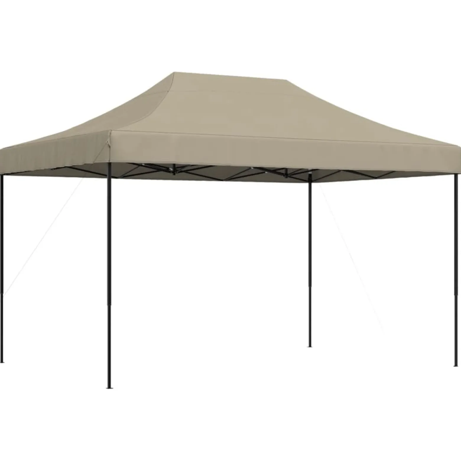 Składany namiot imprezowy typu pop-up, taupe, 410x279x315 cm