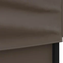 Składany namiot imprezowy ze ściankami, kolor taupe, 3x6 m