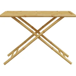 Składany stolik ogrodowy, 110x55x75 cm, bambusowy