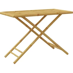 Składany stolik ogrodowy, 110x55x75 cm, bambusowy