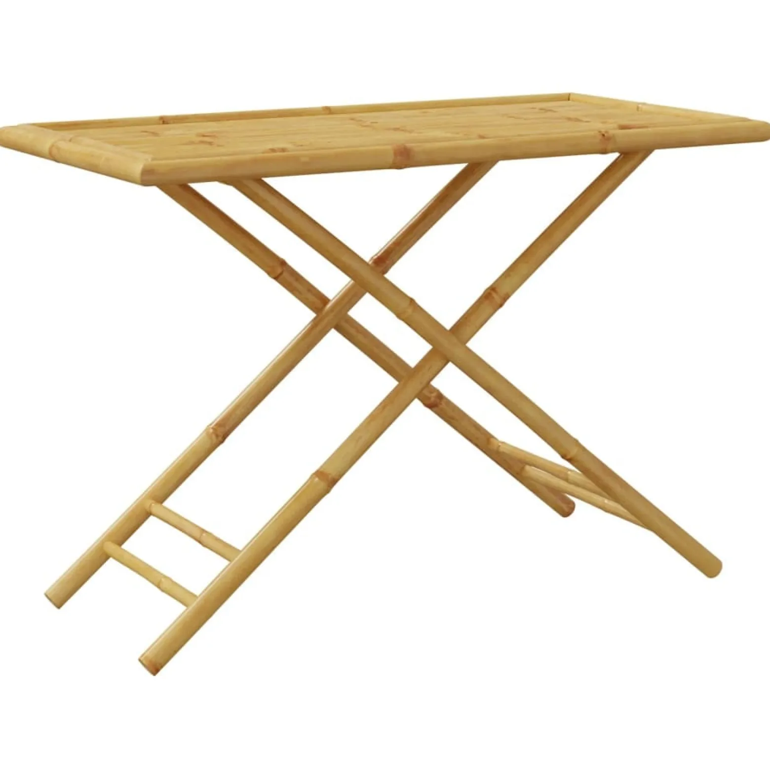 Składany stolik ogrodowy, 110x55x75 cm, bambusowy