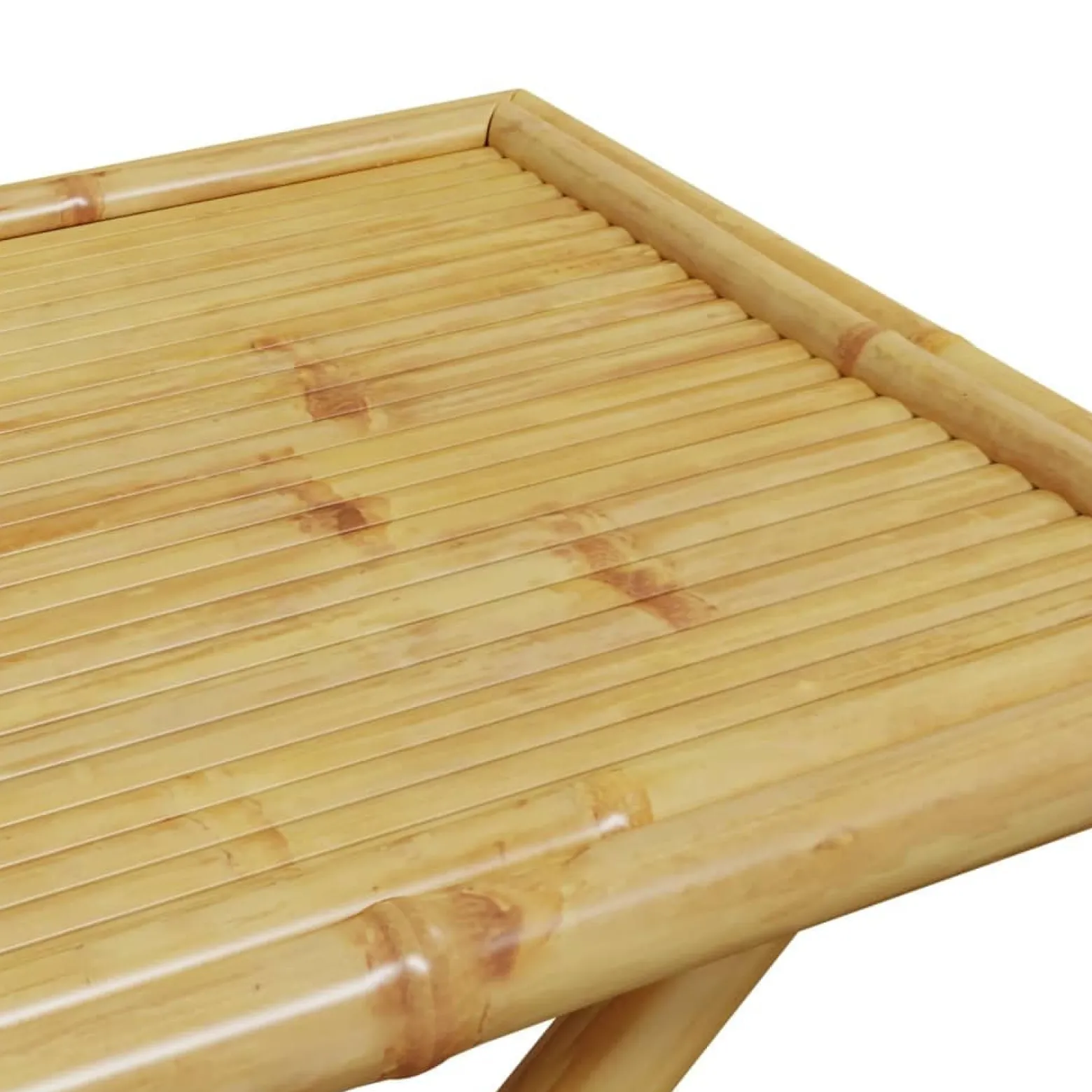 Składany stolik ogrodowy, 110x55x75 cm, bambusowy