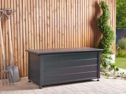 Skrzynia ogrodowa aluminium 190 l ciemnoszara