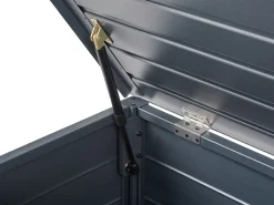 Skrzynia ogrodowa aluminium 190 l ciemnoszara