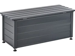 Skrzynia ogrodowa aluminium 190 l ciemnoszara