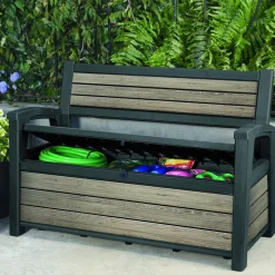 Skrzynia Ogrodowa ŁAWKA Keter Deco Garden 227L Siedzisko na Balkon 2w1