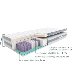 SLEEPMED HYBRID SUPREME PLUS - materac multipocket, sprężynowy