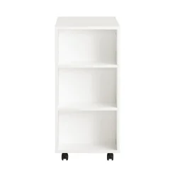SoBuy Kontener biurowy z 4 półkami Biały 60x35x75cm Nowoczesny FBT68-W
