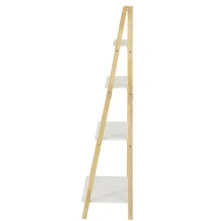 SoBuy Regał drabinkowy z 4 półkami 41.5x34.5x140cm Nowoczesny FRG162-N