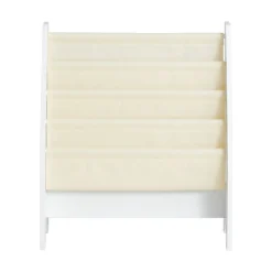 SoBuy Regał dziecięcy z 4 półkami Biały 62x30x71cm Funkcjonalny FRG225-W