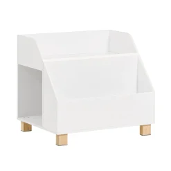 SoBuy Regał dziecięcy z 3 półkami Biały 60x48x53cm Nowoczesny KMB54-W