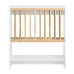 SoBuy Stojak na talerze z 7 półkami Biały 64x24x71cm Funkcjonalny KCR09-W