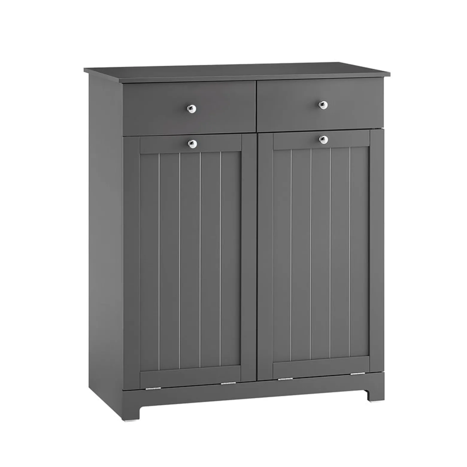 SoBuy Szafka łazienkowa z szufladami Ciemnoszary 78x38x90 BZR33-II-DG