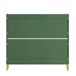 SoBuy Szafka na buty z 4 drzwiami Ciemnozielony 100x19x90.5cm FSR100-SY
