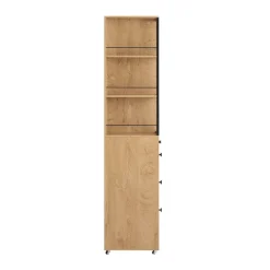 SoBuy Szafka na buty z 4 drzwiczkami Biały 100x19x90cm Nordycki FSR206-GW