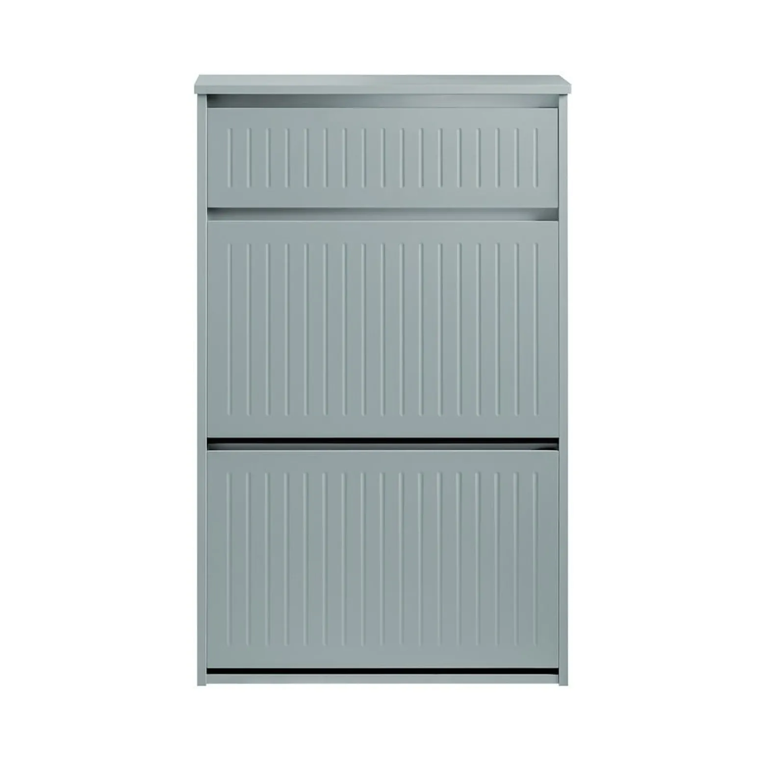 SoBuy Szafka na buty z jedną szufladą Jasnoszary 61x26x100cm FSR165-HG