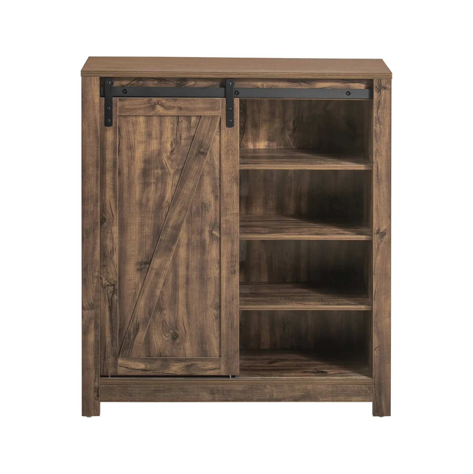SoBuy Szafka na buty z jednymi drzwiami 80x35x91.5cm Nowoczesny FSB59-N