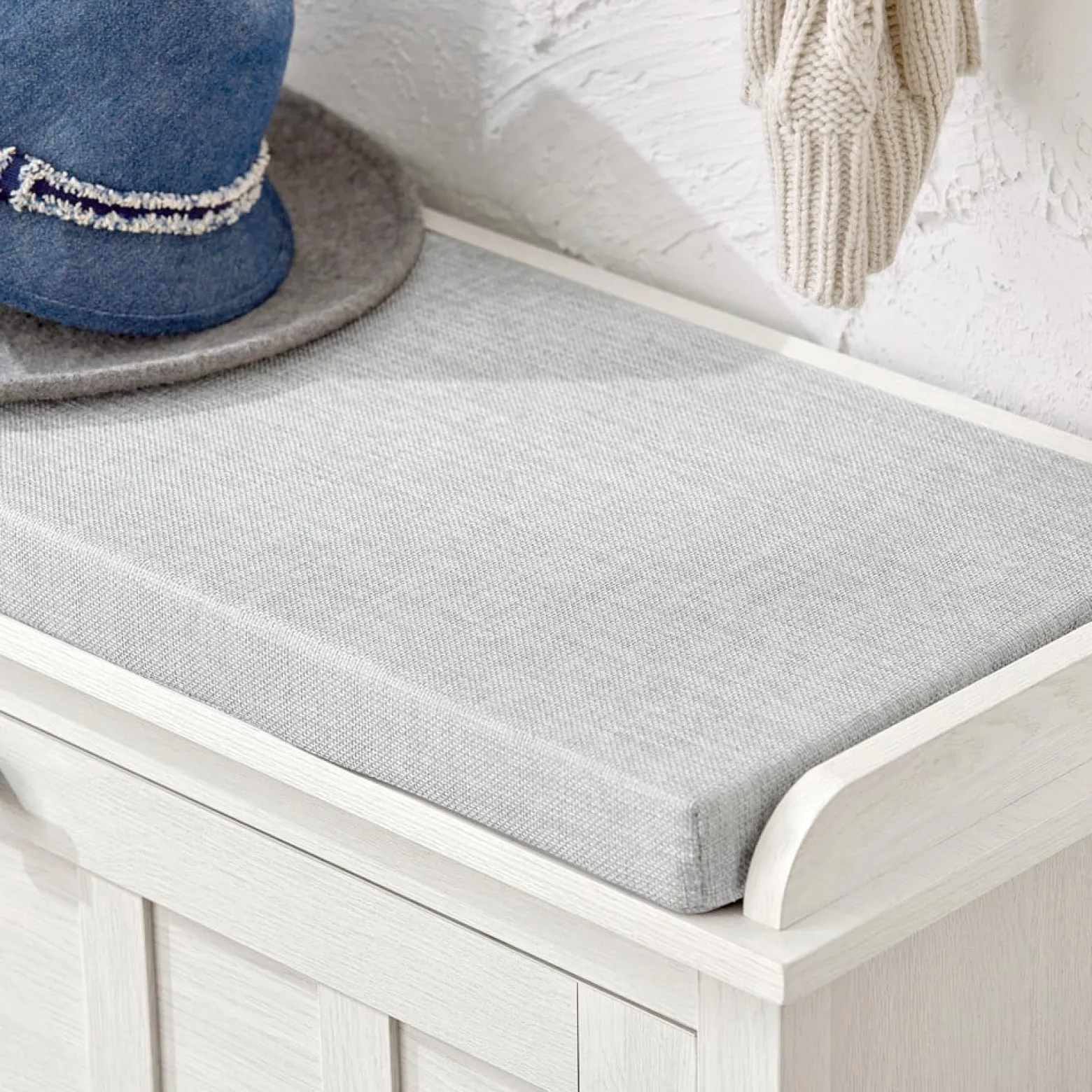 SoBuy Szafka na buty z jednymi drzwiami Biały 80x30x50cm FSR161-W