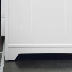 SoBuy Szafka pod umywalkę Biały 60x30x60cm Nowoczesny BZR108-W