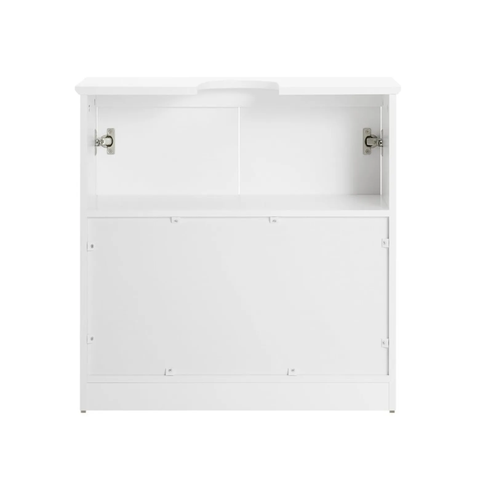 SoBuy Szafka pod umywalkę Biały 60x30x60cm Nowoczesny BZR108-W