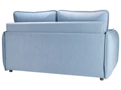 Sofa dwuosobowa Severo rozkładana z pojemnikiem niebieska