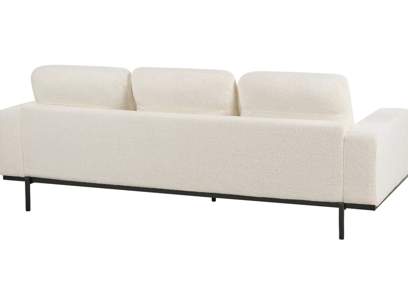 Sofa kanapa trzyosobowa boucle biała