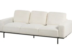 Sofa kanapa trzyosobowa boucle biała