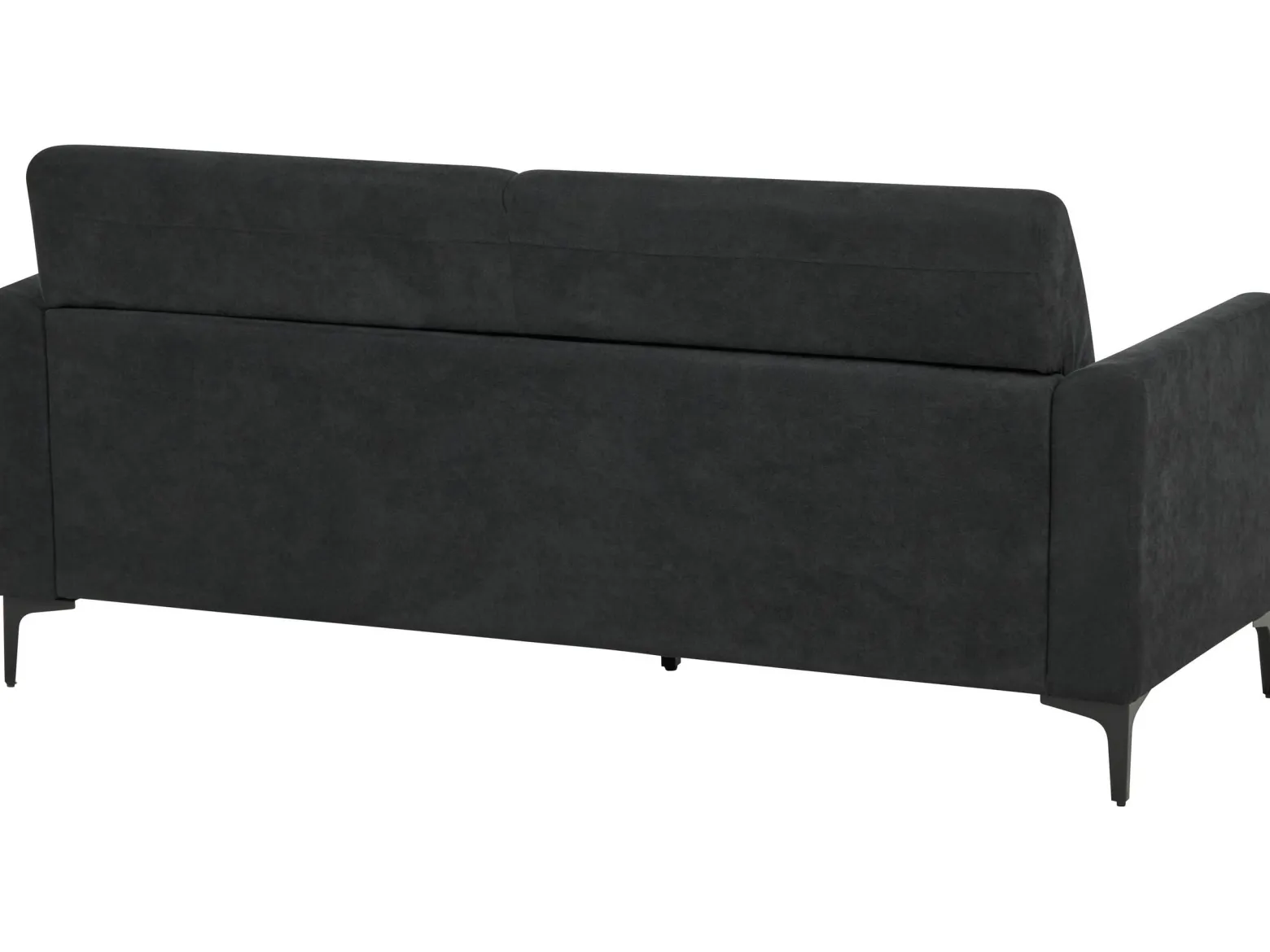 Sofa kanapa trzyosobowa tapicerowana czarna