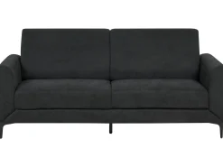 Sofa kanapa trzyosobowa tapicerowana czarna