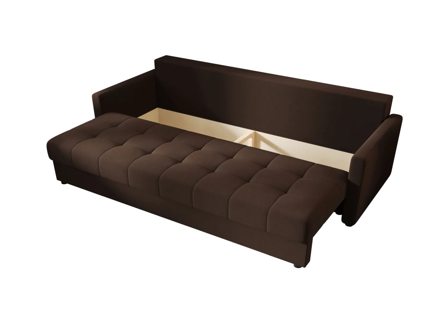Sofa MOS BIS z funkcją spania cosmic 800 Ciemnobrązowa