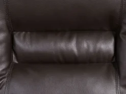 Sofa rozkładana z funkcją relaks brązowa